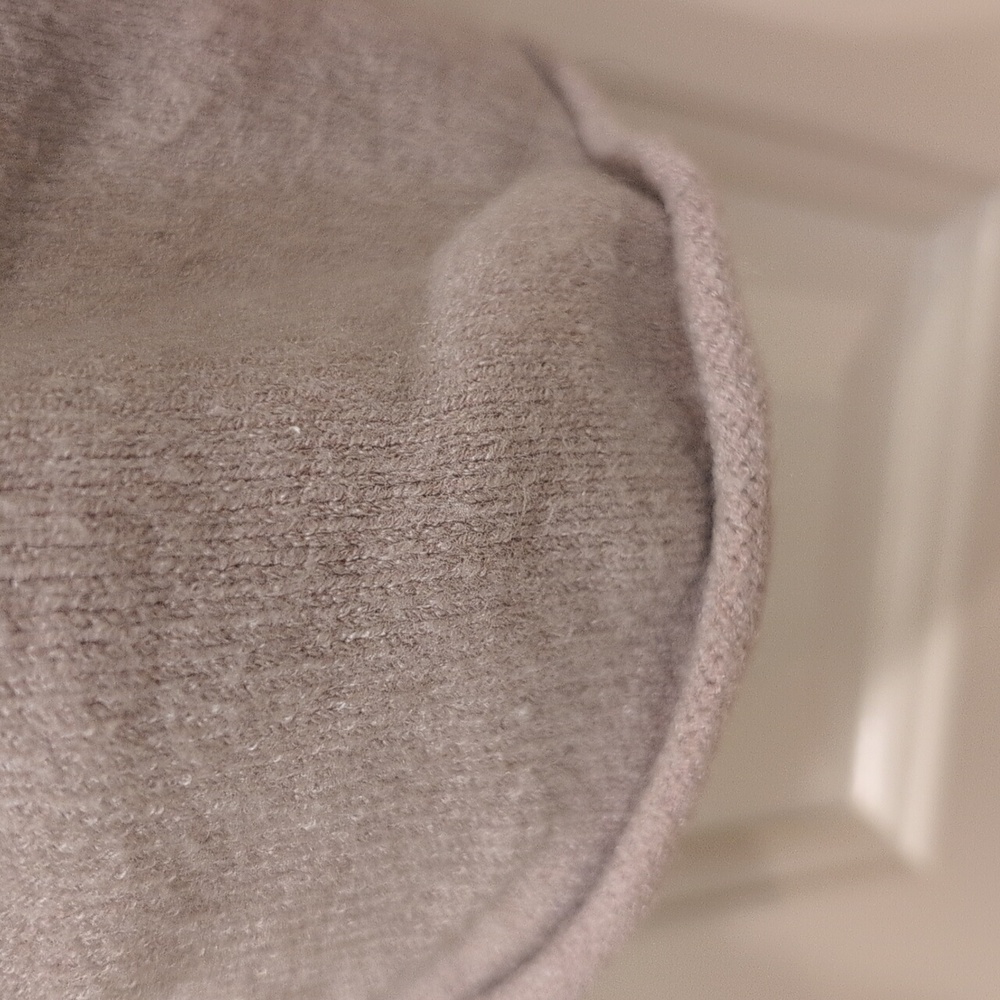 Italian Cozy Tan Women's Cowl Neck Sweater - Picture 4 of 8